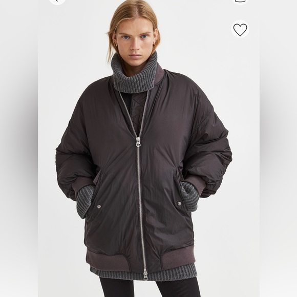 H&M Oversized Down Jacket - Picture 2 of 4